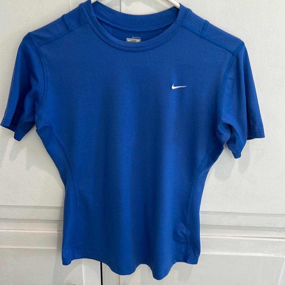 Nike Blue Fit Dry Shirt